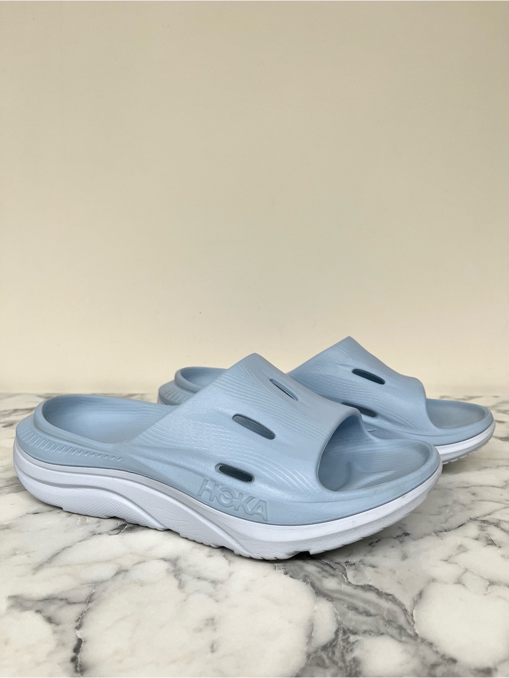 Hoka Ora recovery slide 3 Pastel Blue Woman’s Size 8